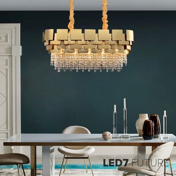 Ritz - Castro Mondrian V2 Line Chandelier